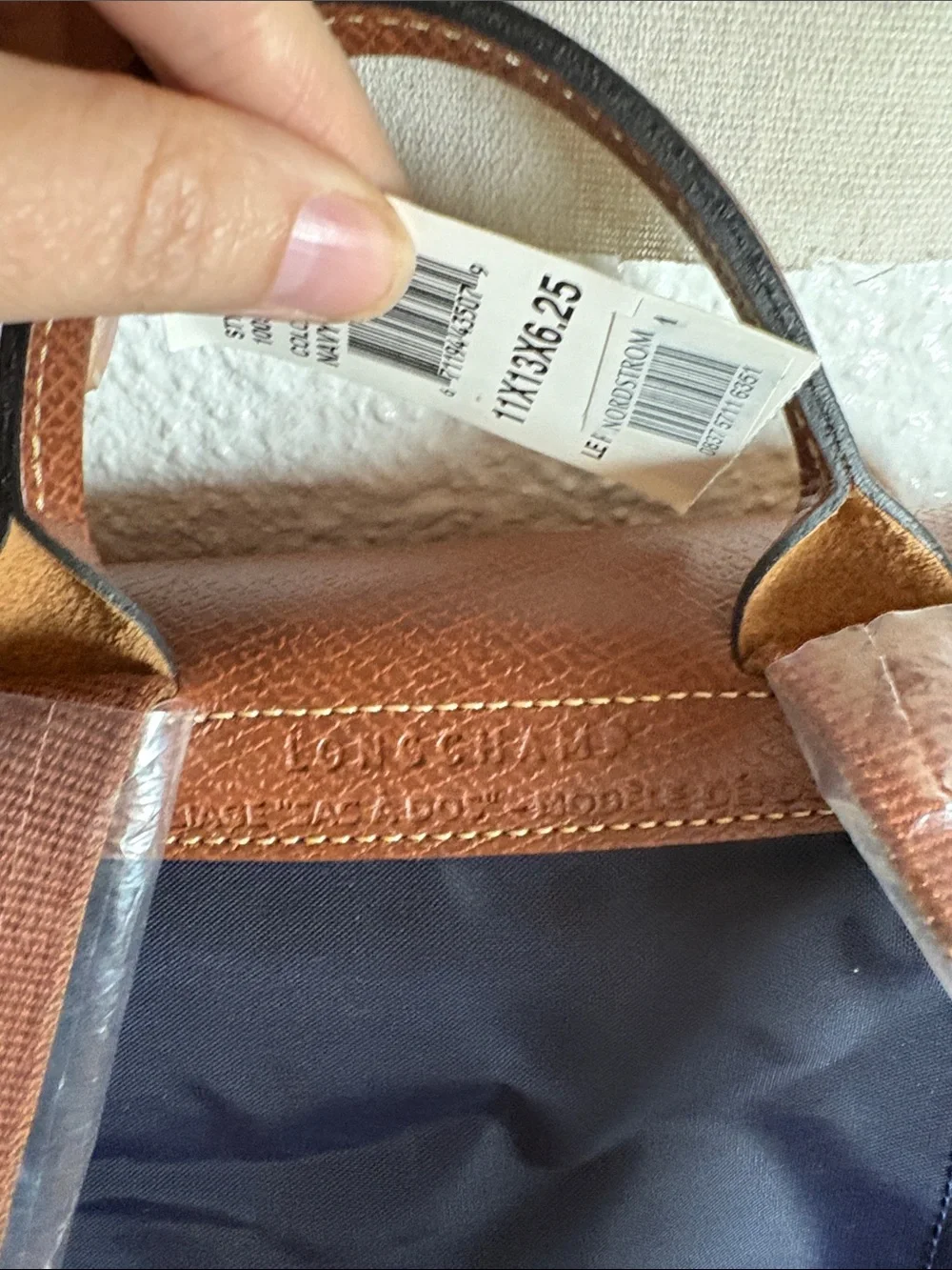 Longchamp Navy Le Pliage Classic Backpack NWT